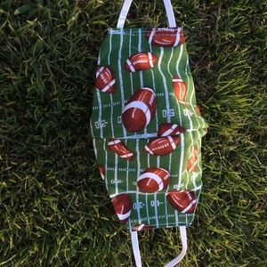 Reversible game day mask. Handmade to order.